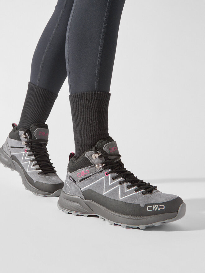 CMP Туристически CMP Kaleepso Mid Hiking Shoe Wp 31Q4916 Сив