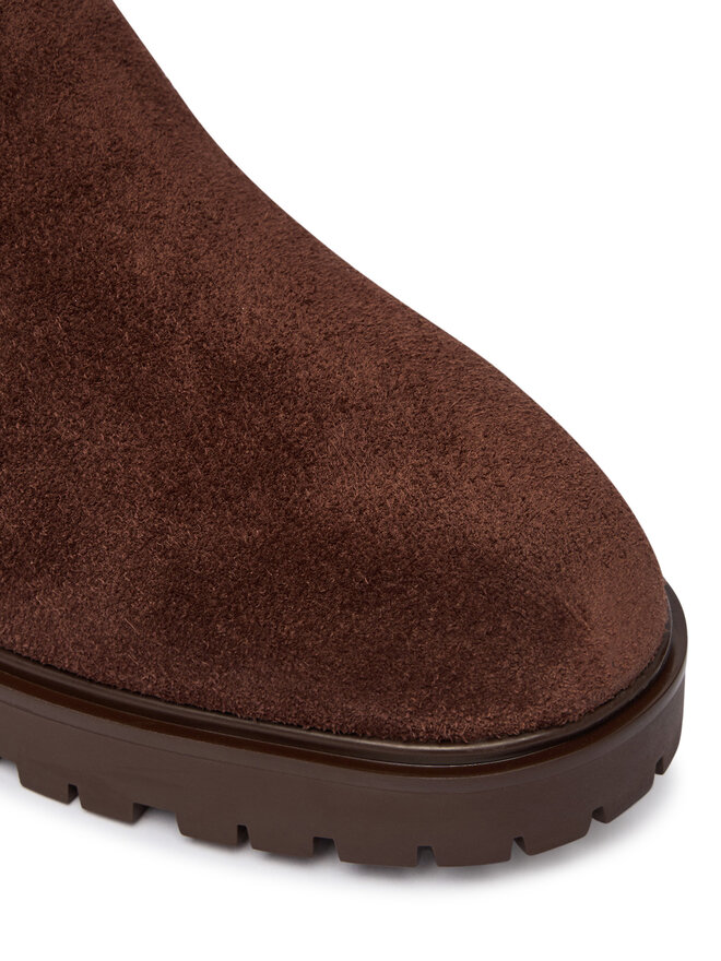 LAUREN RALPH LAUREN Klassische Stiefeletten LAUREN RALPH LAUREN Allyson Suede Bootie 802974477004 Braun
