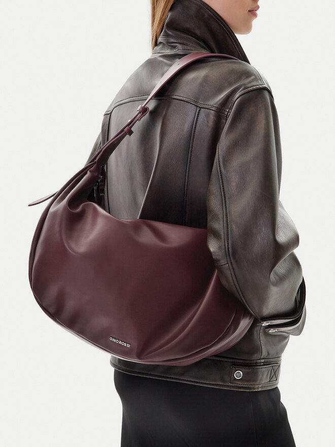 GINO ROSSI Torbica Gino Rossi C-THARA-LX10145 Tamnocrvena