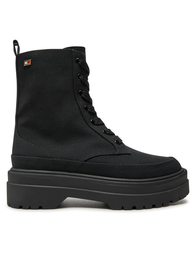 Tommy Hilfiger Botki Tommy Hilfiger FW0FW08200 Czarny