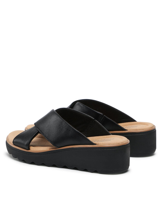 Clarks Pantoletten Clarks Jillian Gem 261575854 Schwarz