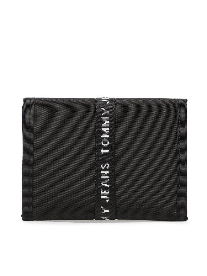 Tommy Jeans Duży Portfel Męski Tommy Jeans Tjm Essential Nylon Trifold AM0AM11220 Czarny