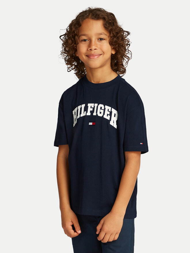 Tommy Hilfiger Tommy Hilfiger Camiseta Varsity KB0KB09533 Azul marino Regular Fit