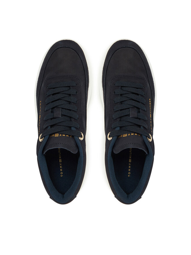 Tommy Hilfiger Sneakers Tommy Hilfiger Modern Court Sneaker Nubuck FW0FW08462 Bleumarin