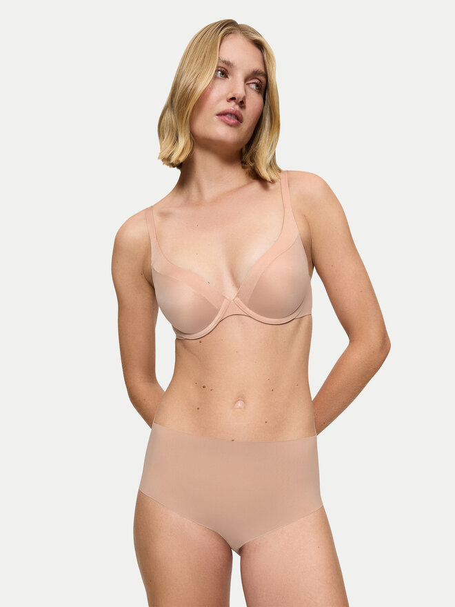 Triumph Triumph Klasične spodnje hlačke z visokim pasom Pretty 10222227 Bež