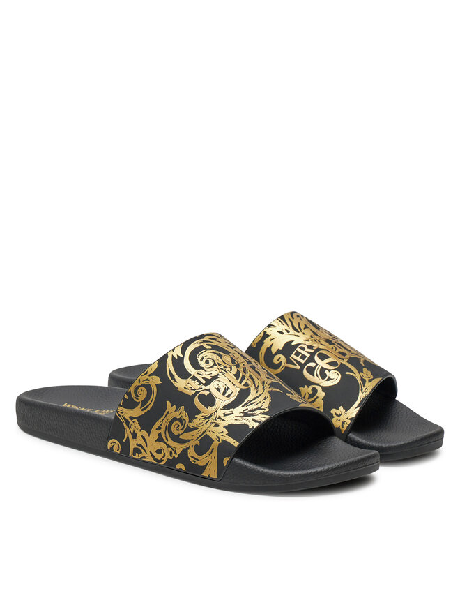 Ciabatte Versace Jeans Couture 76YA3SQ4 Nero escarpe
