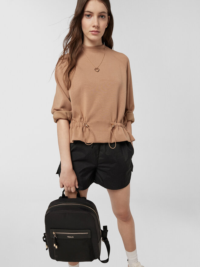 TOUS Рюкзак TOUS Mochila Brunock Chain 2001035251 Чорний