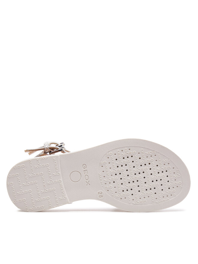 Geox Sandalen Geox J Sandal Karly Girl J7235D 054AJ C1Z1N S Weiß
