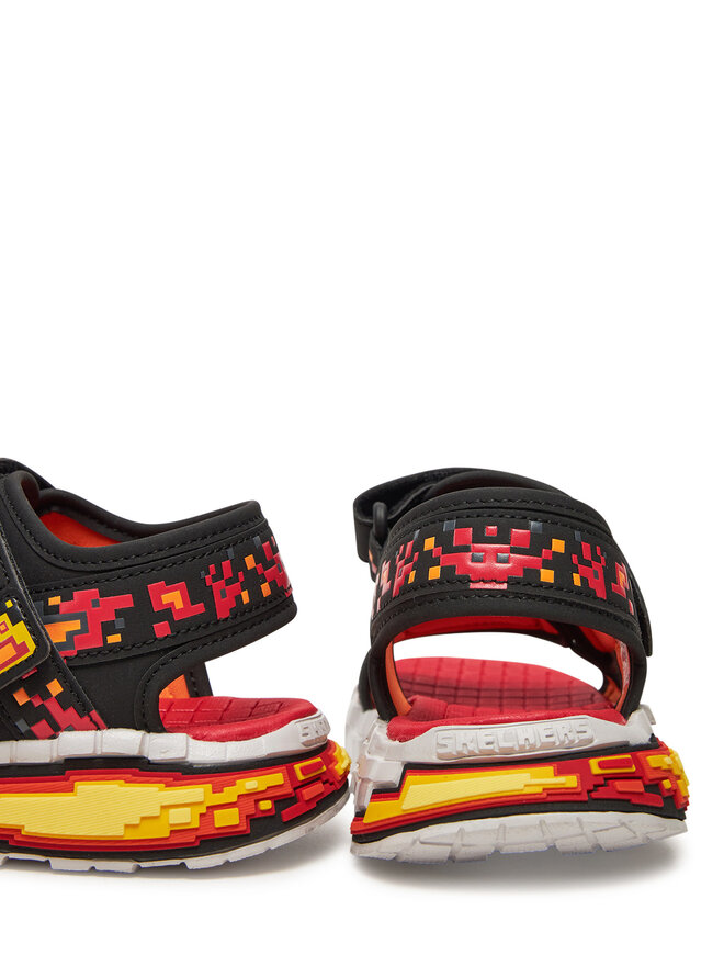 Skechers Sandalen Skechers Mega-Splash 4K- 402161L/BKRD Schwarz