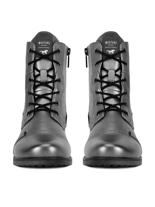 Mustang Schnürschuhe Mustang 1229-513 Silberfarben