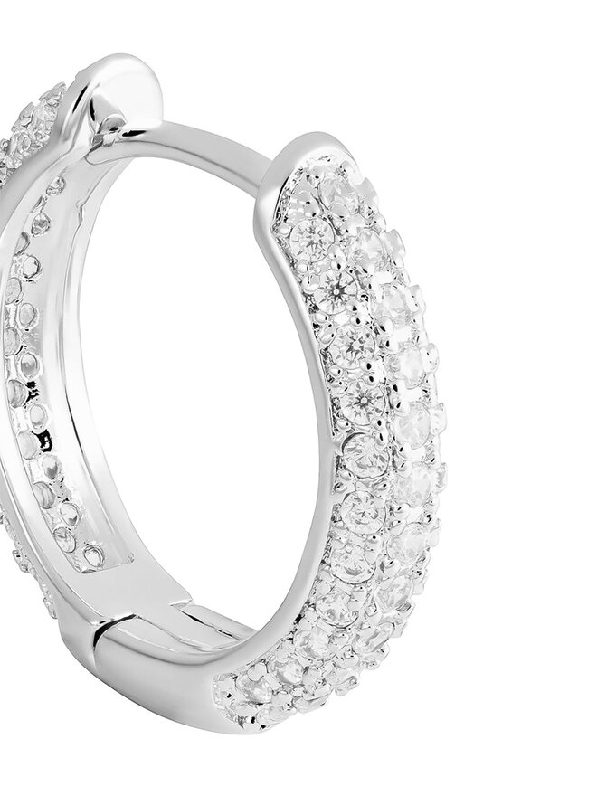 ICED STUFF Ohrringe ICED STUFF Diamond Ring Weißgold