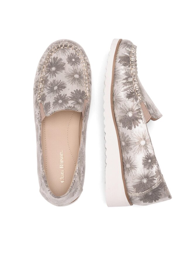 Clara Barson Mokassins Clara Barson MARISA WS22176-01 Beige