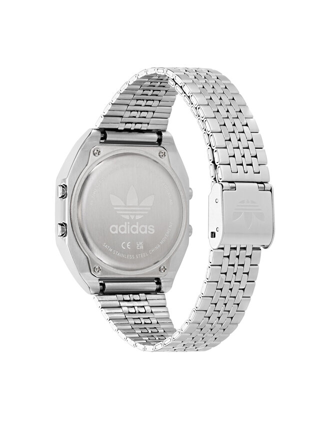 adidas Originals Zegarek adidas Originals Street Digital Two AOST22072 Srebrny