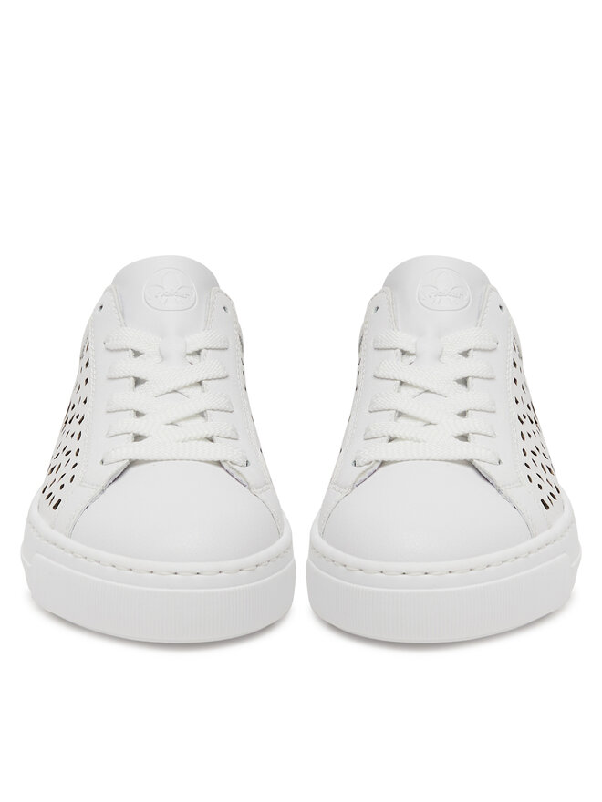Rieker Sneakers Rieker L8831-80 Alb