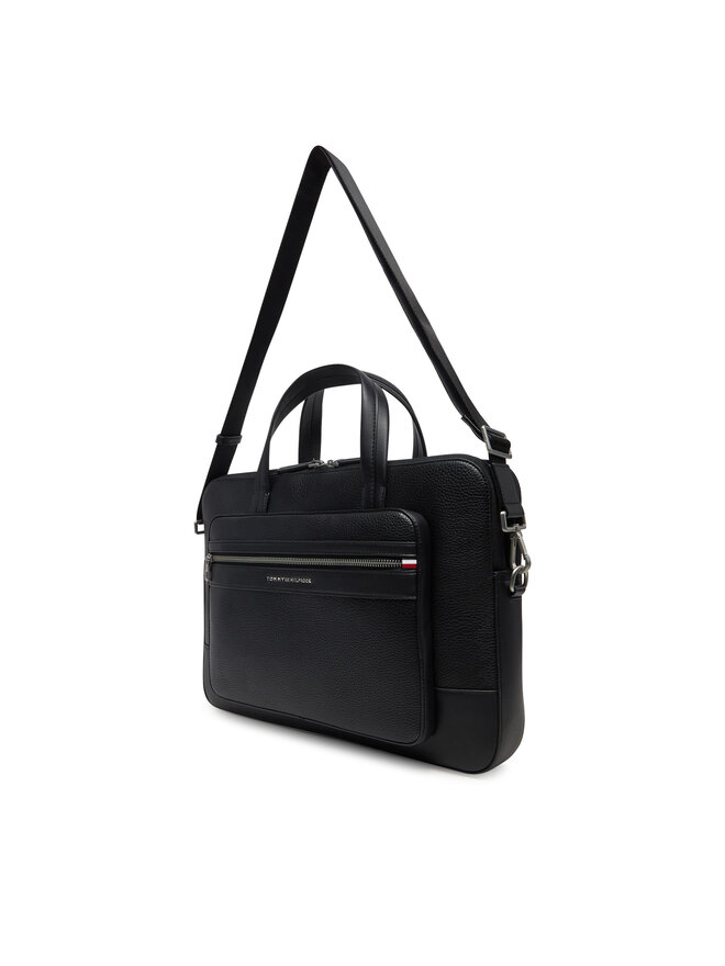 Tommy Hilfiger Taška na laptop Tommy Hilfiger Th Central Computer Bag AM0AM13203 Čierna