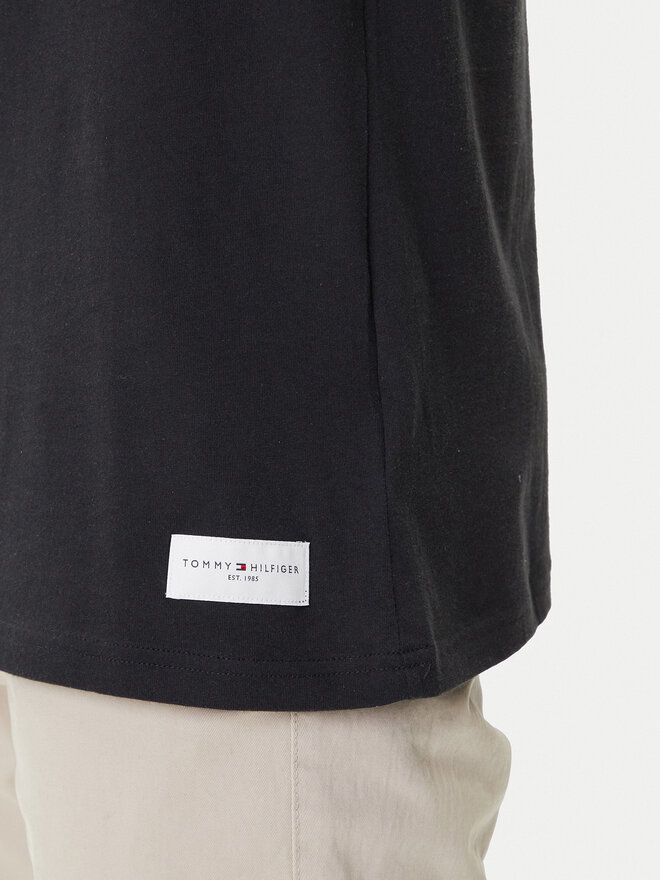 Tommy Hilfiger Tommy Hilfiger T-Shirt Logo UM0UM03005 Μαύρο Regular Fit