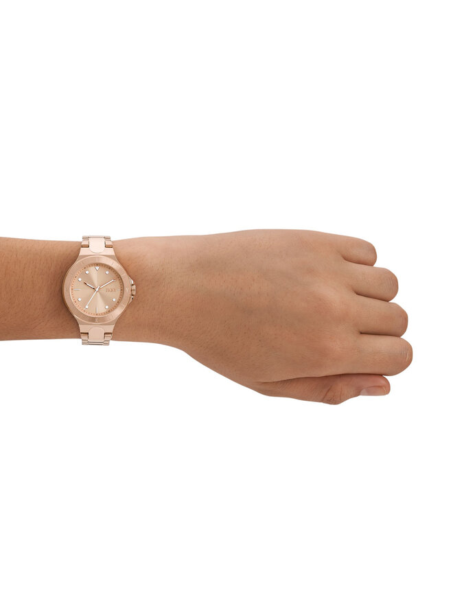 DKNY Reloj DKNY Chambers NY6642 Baño de oro rosa