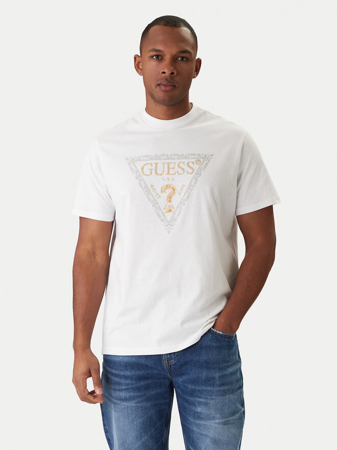 Guess Guess T-Shirt M6RI15 I3Z14 Weiß Regular Fit