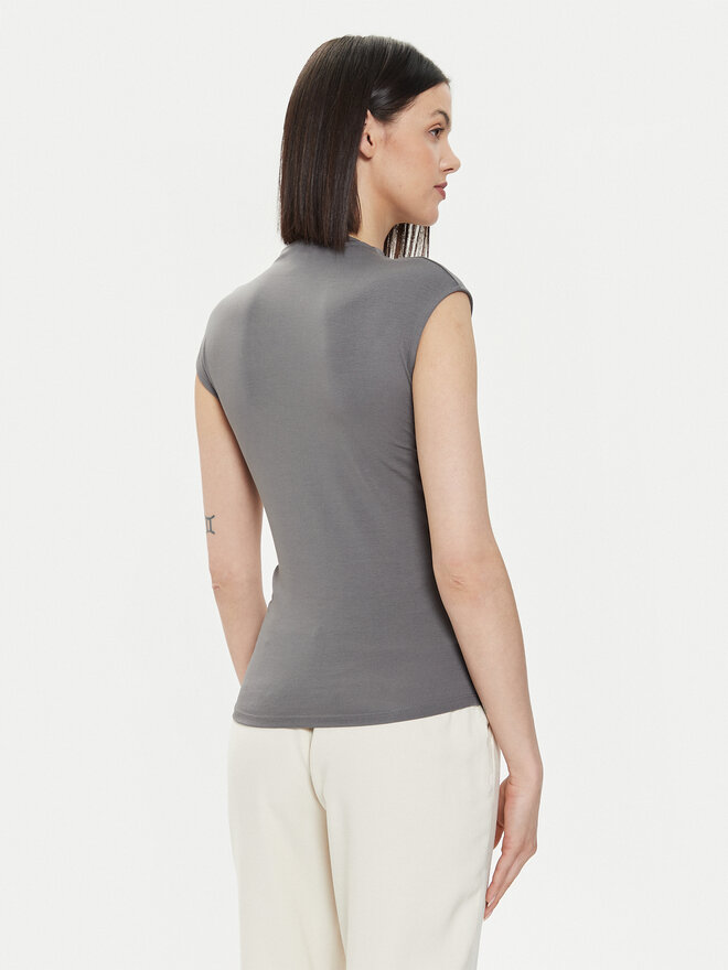 Gina Tricot Gina Tricot Felső 20883 Szürke Slim Fit
