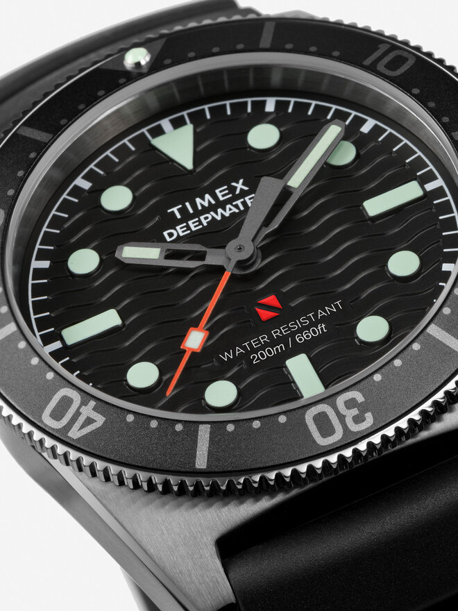 Timex Ρολόι Timex Deep Water TW2W74700 Γκρι