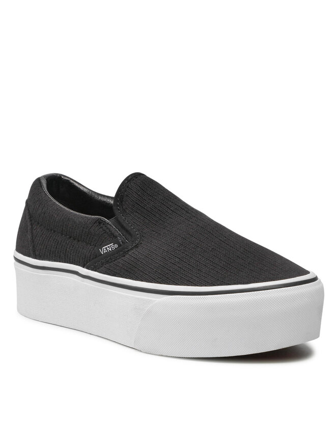 Vans rib knit slip on top