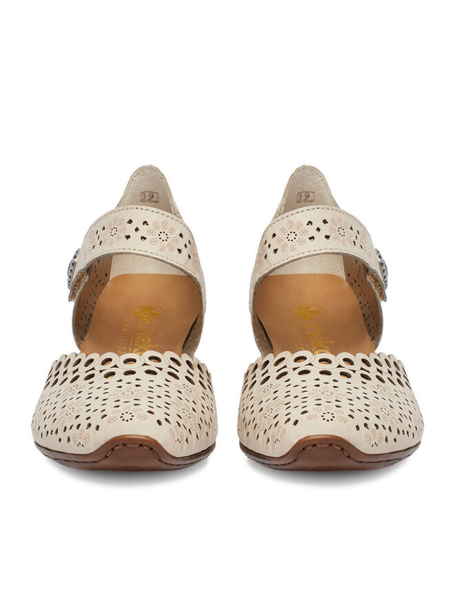 Rieker Halbschuhe Rieker 43753-60 Beige