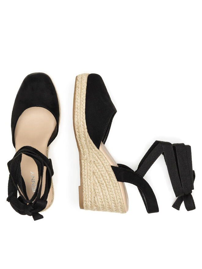 JENNY Espadryle JENNY WSS21531-01 Czarny
