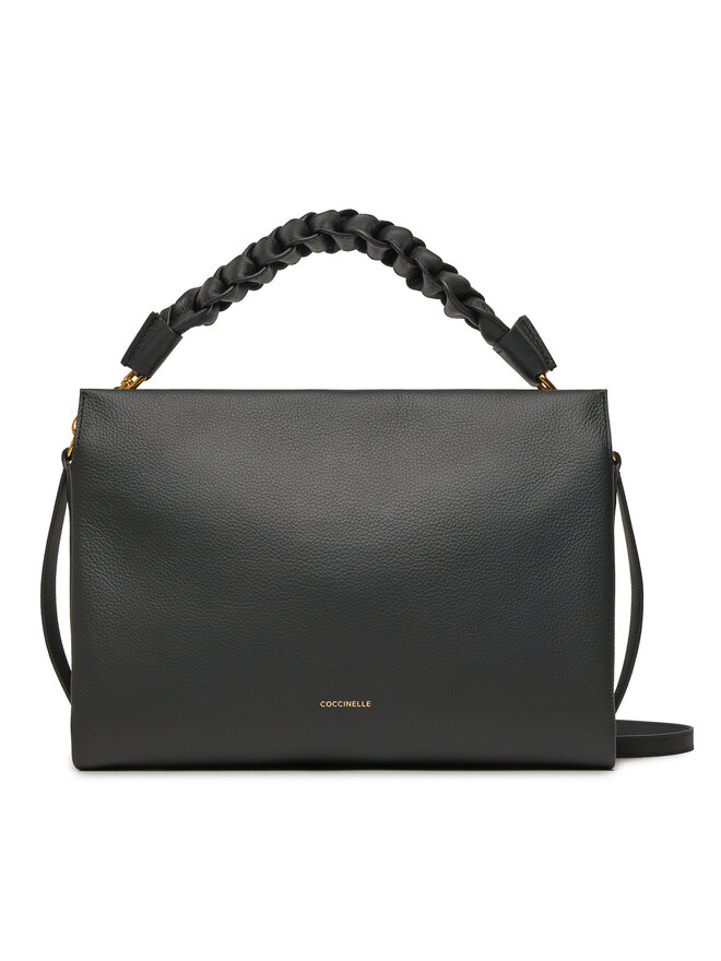 Coccinelle Handtasche Coccinelle Grana Double E1 M50 19 02 01 Schwarz