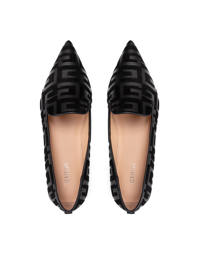 Guess Loaferke Guess Gusty2 FL7GS2 FAL14 Črna