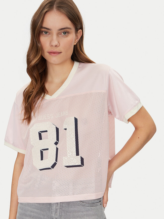 Guess Jeans Guess Jeans Camiseta W5GI59 KCTE2 Beis Regular Fit