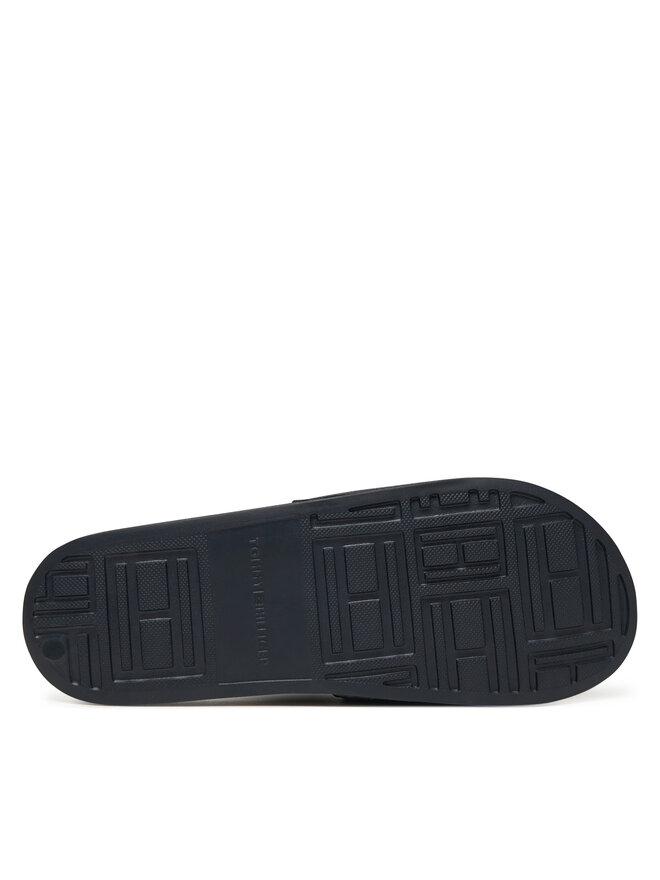 Tommy Hilfiger Pantoletten Tommy Hilfiger Hilifger Nyc Pool Slide FM0FM05432 Dunkelblau