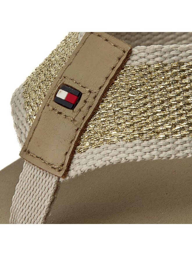 Tommy Hilfiger Zehentrenner Tommy Hilfiger Mimi 3D FW0FW00444 Beige