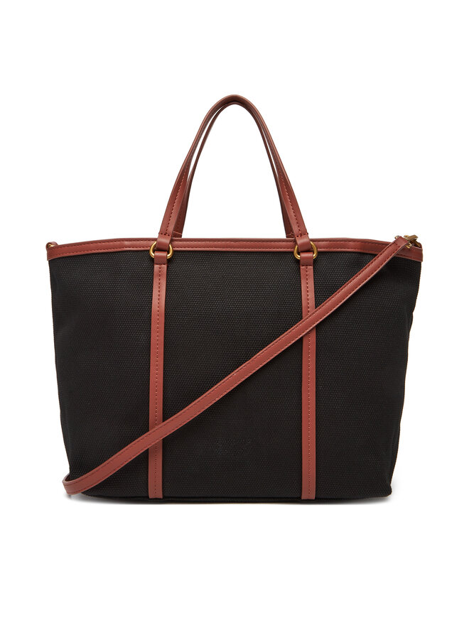 PINKO Kabelka PINKO Miranda Shopper Classic PE 25 PLTT 104714 A2G2 Černá