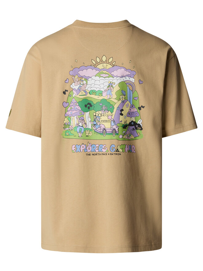 The North Face The North Face Marškinėliai Unisex Mountain Cleanup NF0A8C4D Smėlio Oversize