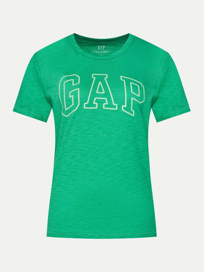 Gap Gap Póló 871344-04 Zöld Regular Fit