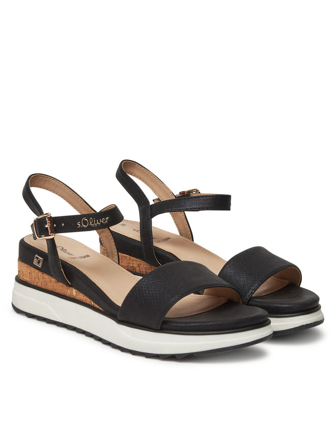 s.Oliver Sandali s.Oliver 5-28708-42 Črna
