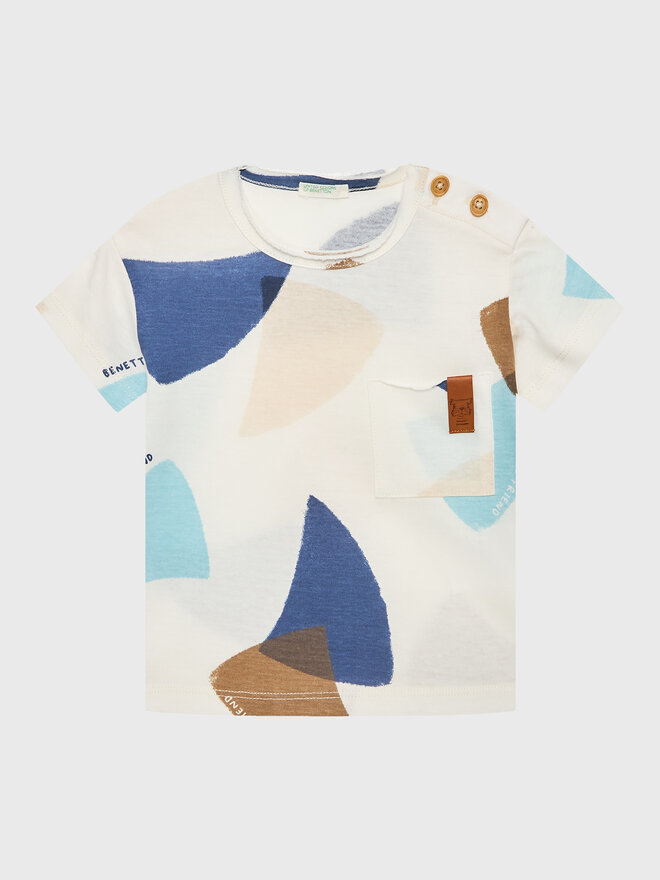 United Colors Of Benetton United Colors Of Benetton Футболка 3HVDA102C Білий Regular Fit