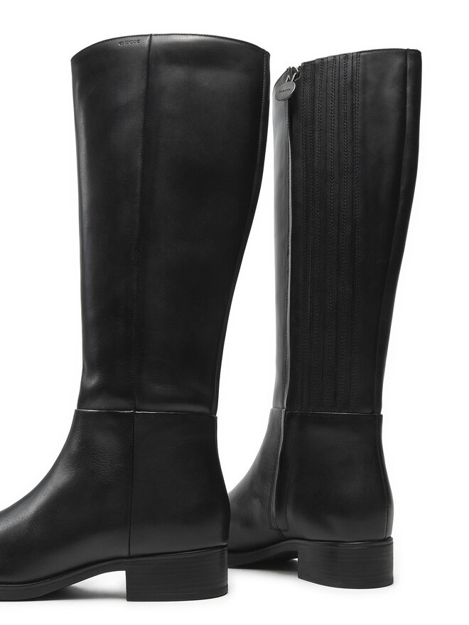 Geox Офицерки Geox D Felicity D D84G1D 00043 C9999 Черен
