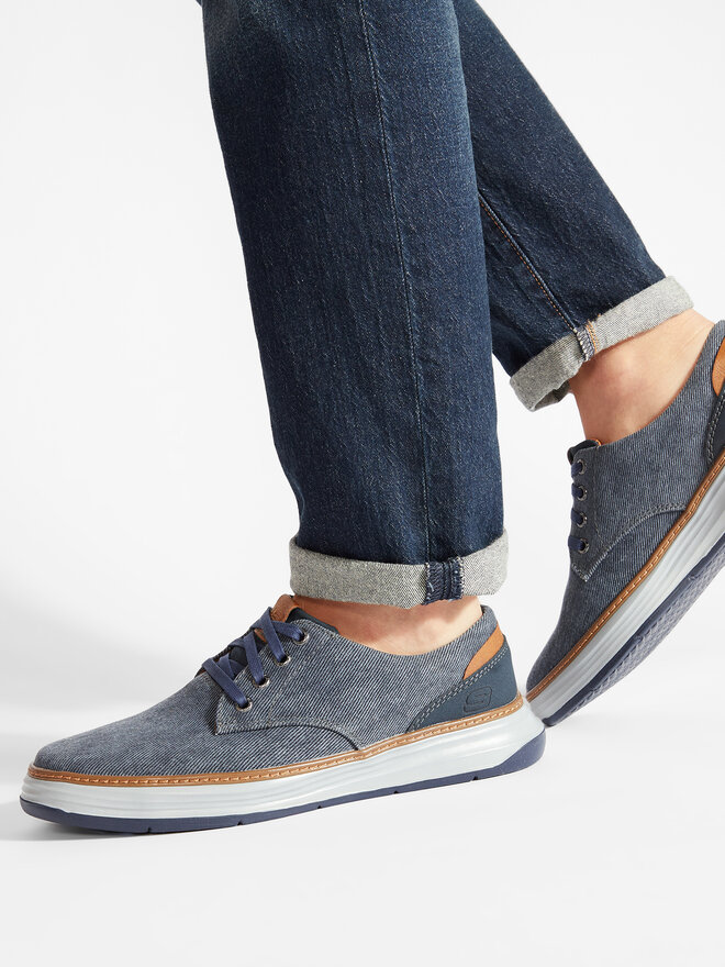 Skechers Polobotky Skechers Ederson 65981/NVY Tmavomodrá