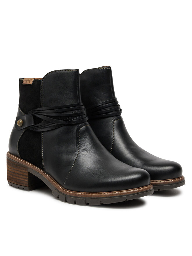 Pikolinos Μποτάκια Pikolinos W1T-8906C2 Μαύρο
