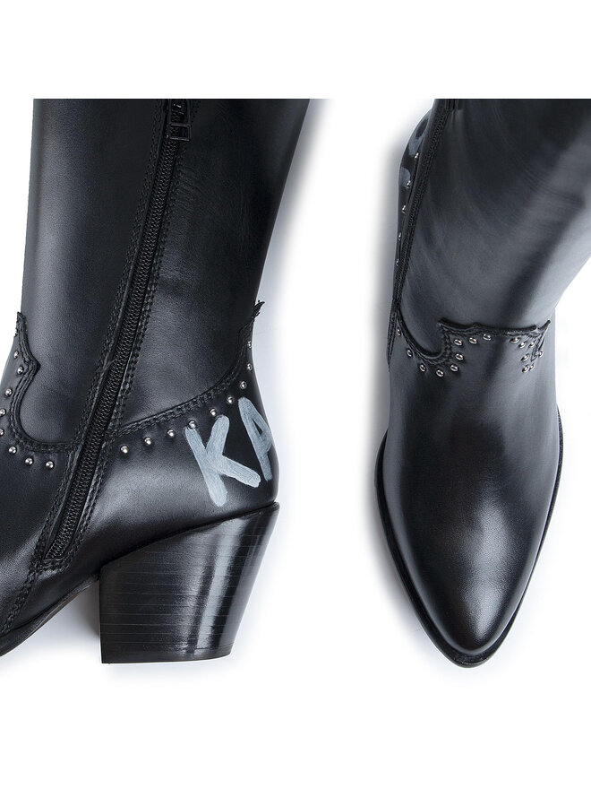 KARL LAGERFELD Чоботи KARL LAGERFELD KL42780 Чорний