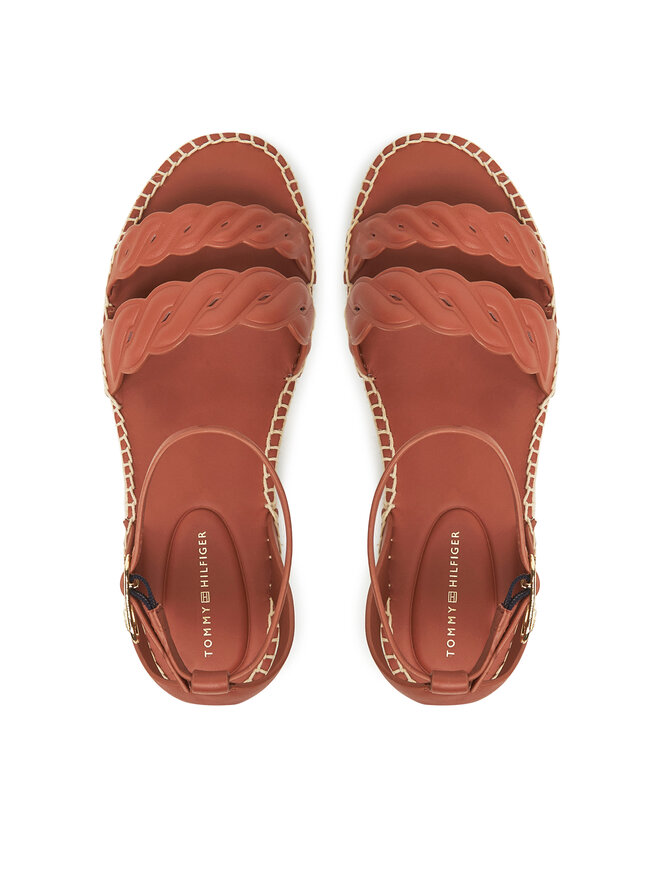 Tommy Hilfiger Espadrile Tommy Hilfiger FW0FW08496 Rjava