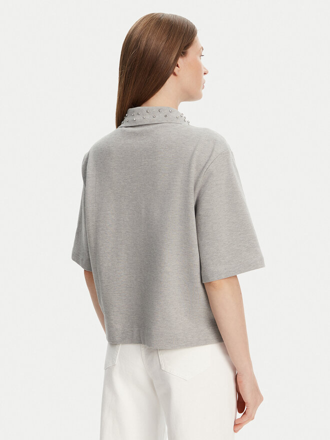 Marella Marella Poloshirt Gonzaga 2513951014 Grau Relaxed Fit