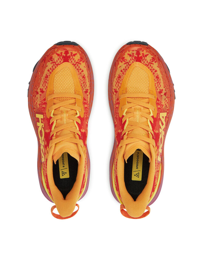 Hoka Buty do biegania Hoka Speedgoat 6 W 1147811 Pomarańczowy