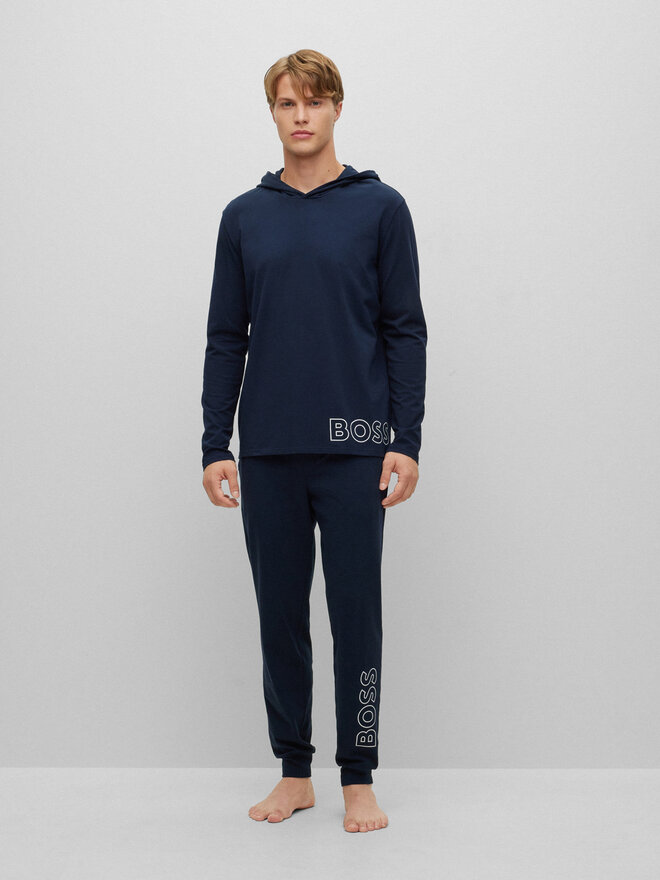BOSS Boss Pyjamahose 50481199 Dunkelblau Regular Fit