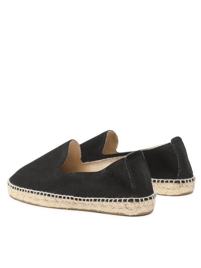 Manebi Espadrile Manebi Flat Espadrilles K 1.0 C0 Crna