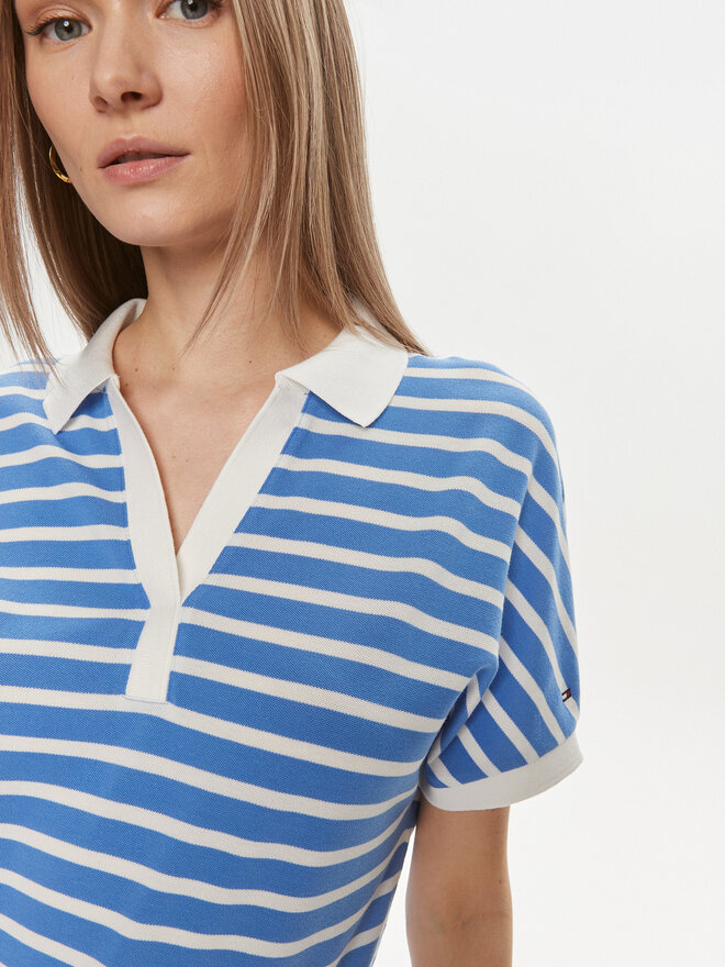 Tommy Hilfiger Tommy Hilfiger Pólóing WW0WW41889 Kék Relaxed Fit