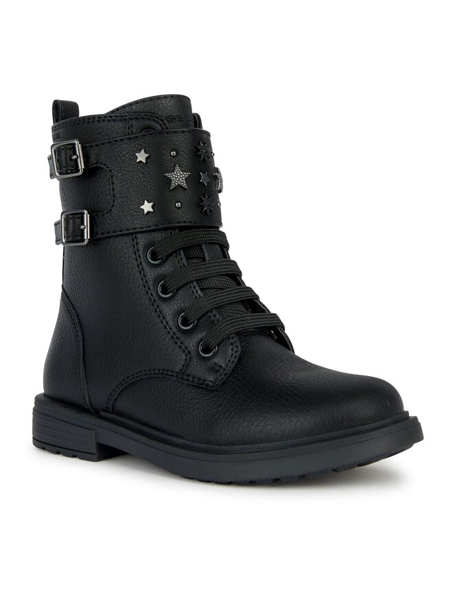 Geox Stiefeletten Geox Jr Eclair J169QD 000BU C9B1G S Schwarz