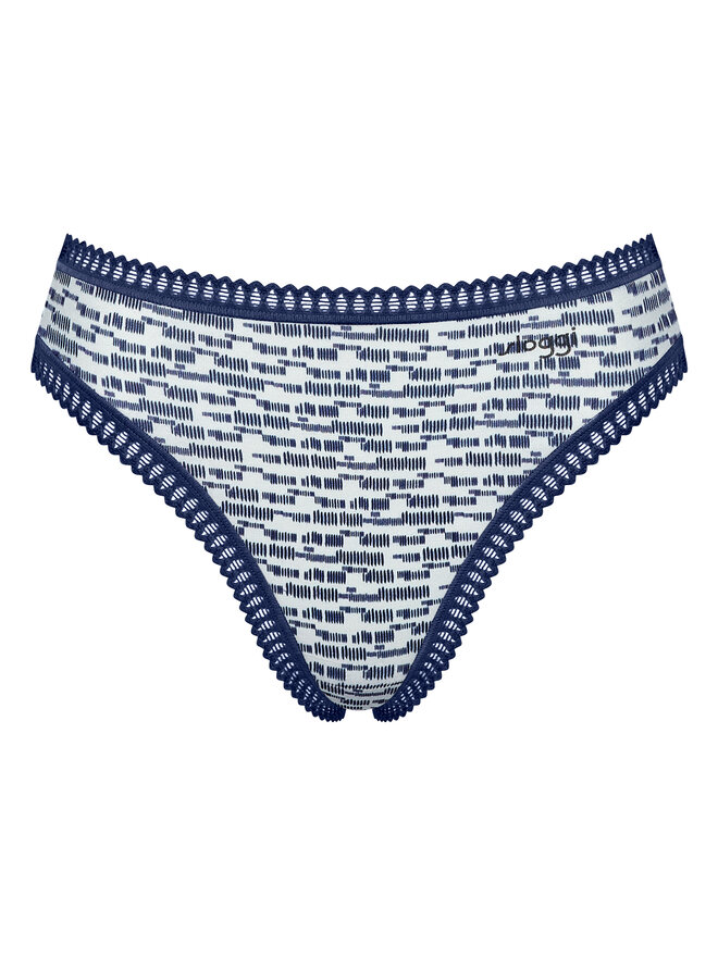 Sloggi Sloggi 3er-Set klassische Damenslips Go Crush 10219672 Blau