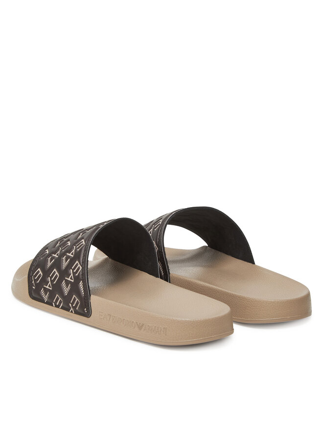 EA7 Emporio Armani Pantoletten EA7 Emporio Armani 7X000109 AF15125 M6088 Braun